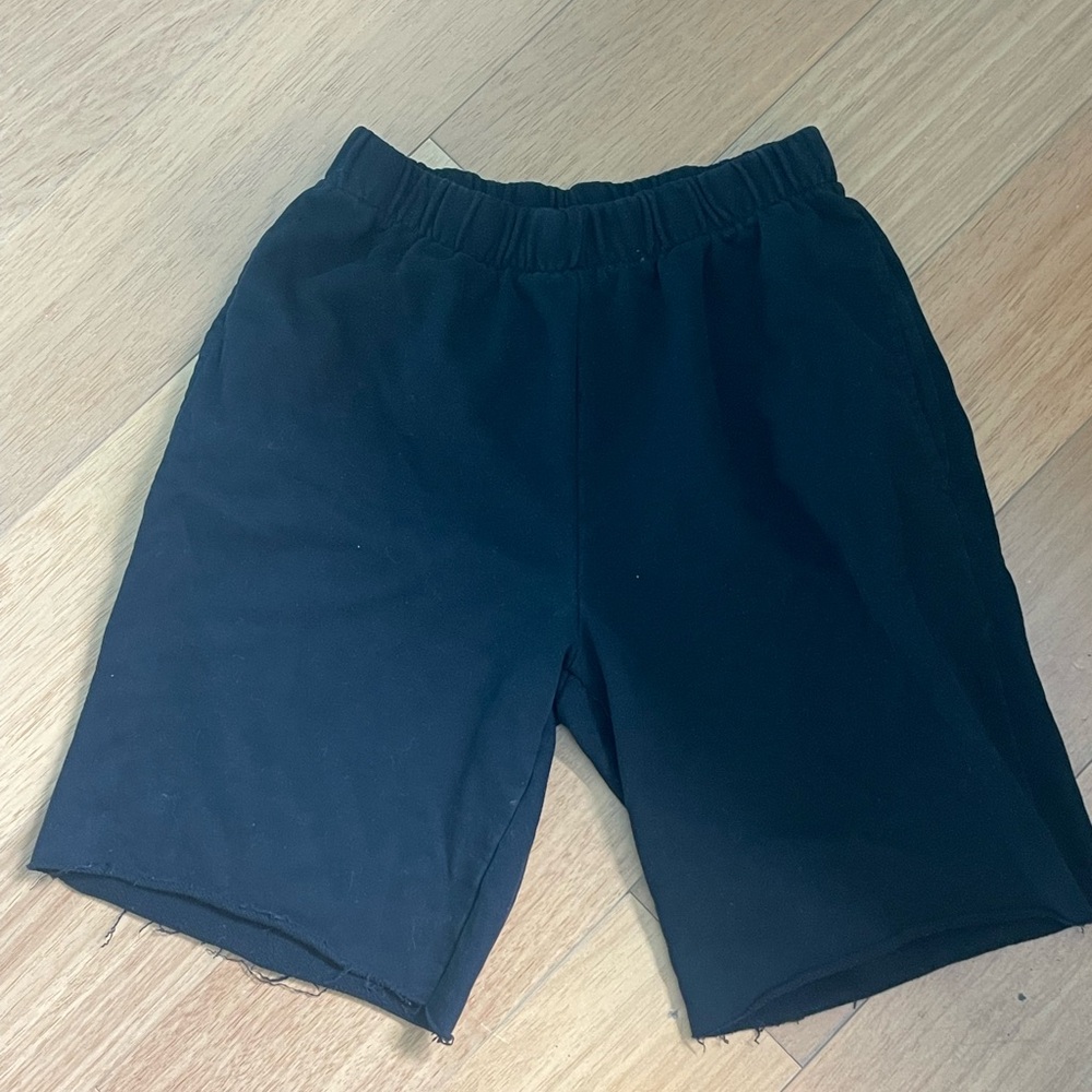 Adika Black Sweat Shorts